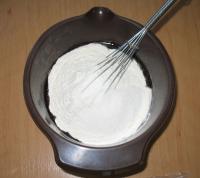 Beat eggs with sugar. Stir in sunflower oil, milk...