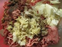 Add the minced meat, salt, black pepper, finely...
