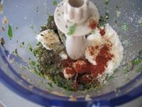 Add grated cheese, garlic and olive oil. If the...