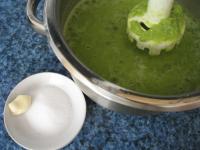Replace the peas after expiring of steaming time...