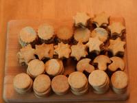 Put individual pieces on a baking tin lined with...