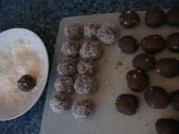 Shape balls from the dough and wrap them carefully...