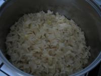 Cook the pasta, drain, pour with melted butter....