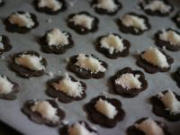 Spread the tablespoons of mixture over the...