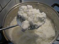 Take dumplings out, the best with the slotted...
