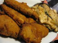 Serve with potato salad. ...