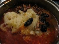 Add sauerkraut with more sour water in the content...