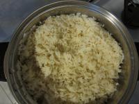 Rinse the rise (parboiled) under the running water...