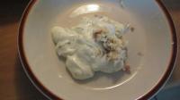 On a plate mix to combine tartar sauce with...