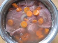 After marinating of the meat, cook the whole...