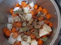 Peel vegetables, wash them and cut. ...