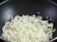 Finely chop a medium sized onion and fry until...