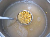 Put it into a pot, pour with water and wash it...