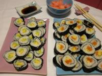 Serve with preserved ginger and with typical green...