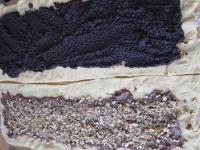 Spread poppy seed filling on one half of the...
