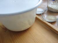 Cover the dough in the dish and it rise for about...
