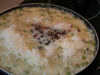 Finally, add a butter, grated Pecorino cheese and...
