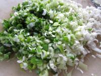 Trim the onion, wash and finely cut into the...