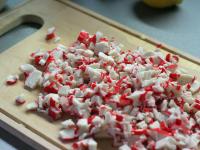 Finely chop crab sticks. ...