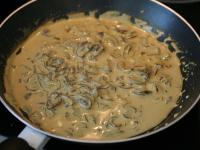 Heat and mix the smooth sauce with pieces of...
