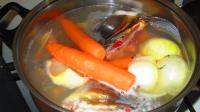 Cook the carp (head, tail, part of the meat, you...