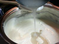 Finally add the gelatin, prepared according to the...