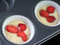 Add wet mixture to the flour mixture and swared...