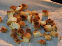 Cut the rolls into squares, sprinkle with oil,...
