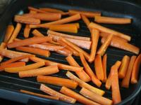 ut smaller carrots into small pieces and fry it on...
