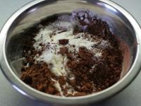 Measure flour and corn starch in the second bowl,...
