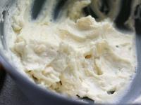 Put cottage cheese, cream cheese wit chive and...