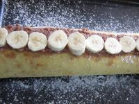 Turn the roulade and ejected filling from opened...