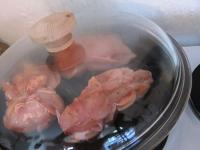 Cover the pockets while grilling on one side so...