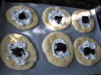 Spread the filling to the holes. ...