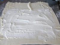 On floured board roll out puff pastry into the...