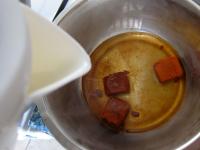 Take 3 cubes of fish stock, pour them over with...