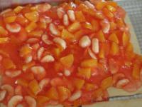 Carefully spread the stiff jelly on top of the...