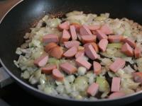 Add a finely chopped medium-sized onion and also...