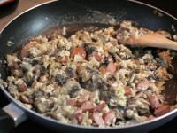 At the end add eggs. Mix the egg whites and when...