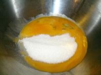 Separate yolks from the whites. Add granulated...