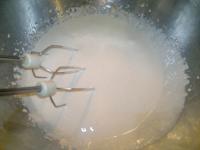 Make the foam...