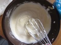 Whisk the egg whites until stiff. Alternately add...
