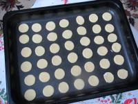 Cut rounds of dough and bake them in the greased...