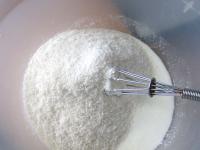 Pour sugar into the yougurt. When mixed well add...