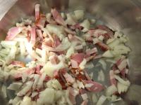 Clean the onion, cut it into small pieces and fry ...