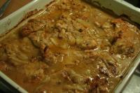 Add water, in which you mixed a little flour. Bake...