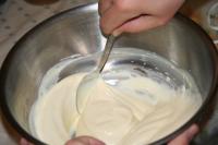 In bowl blend thoroughly soft cream cheese until...