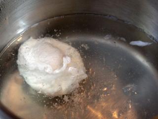 Boiling of lost egg