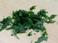 Serve topped with chopped parsley....