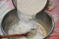 Finally stir in carefully flour mixed with baking...